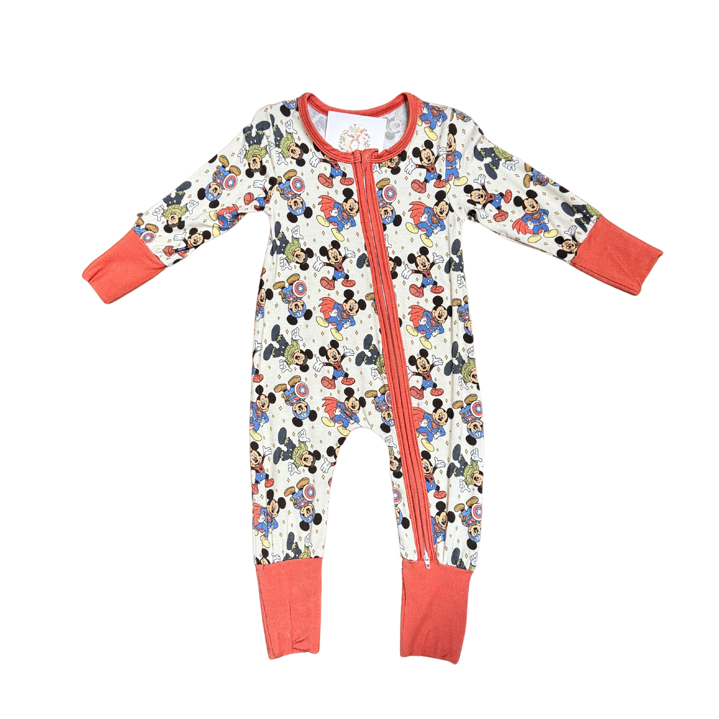 Marvel Mickey Bamboo Romper