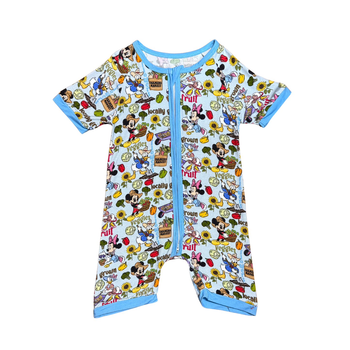 Locally Grown Bamboo Short Romper