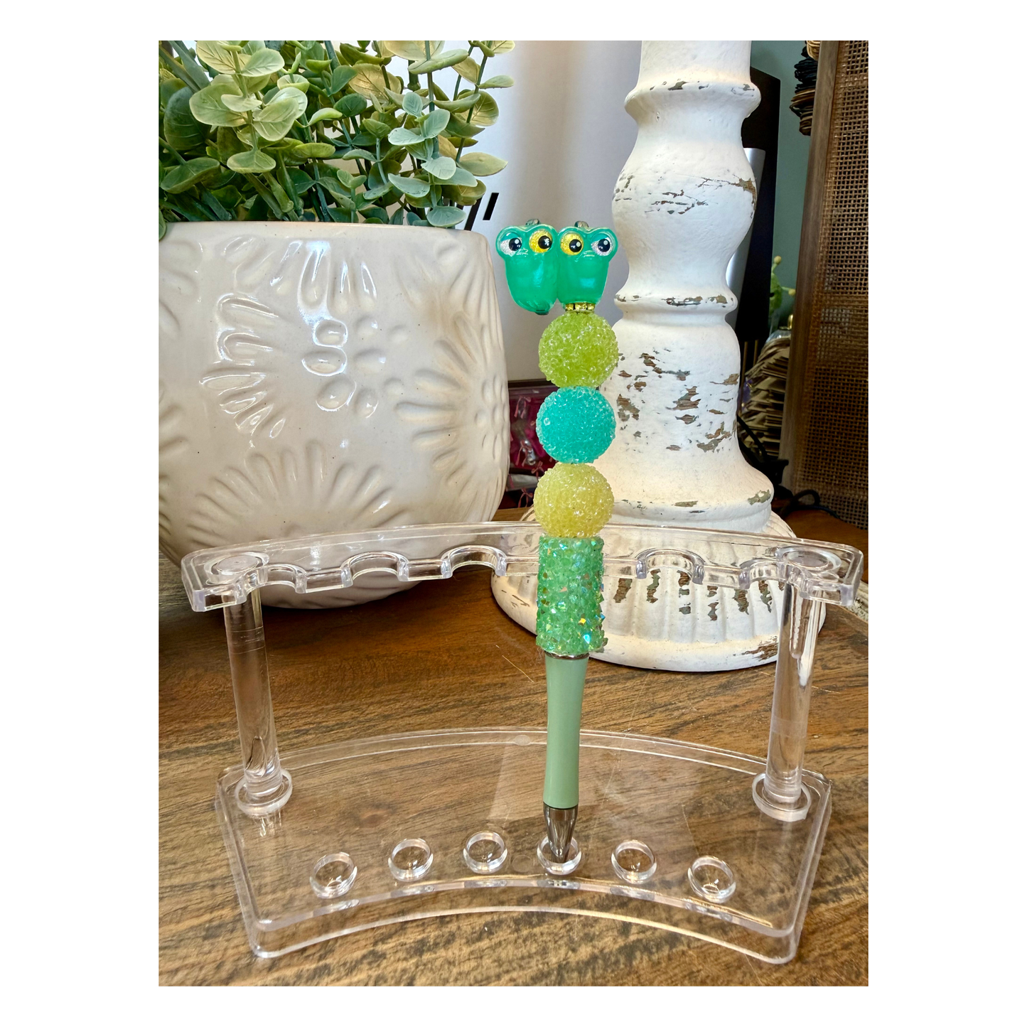 Disney Doorable Beaded Pen - Flotsam & Jetsam (Villains Collection)