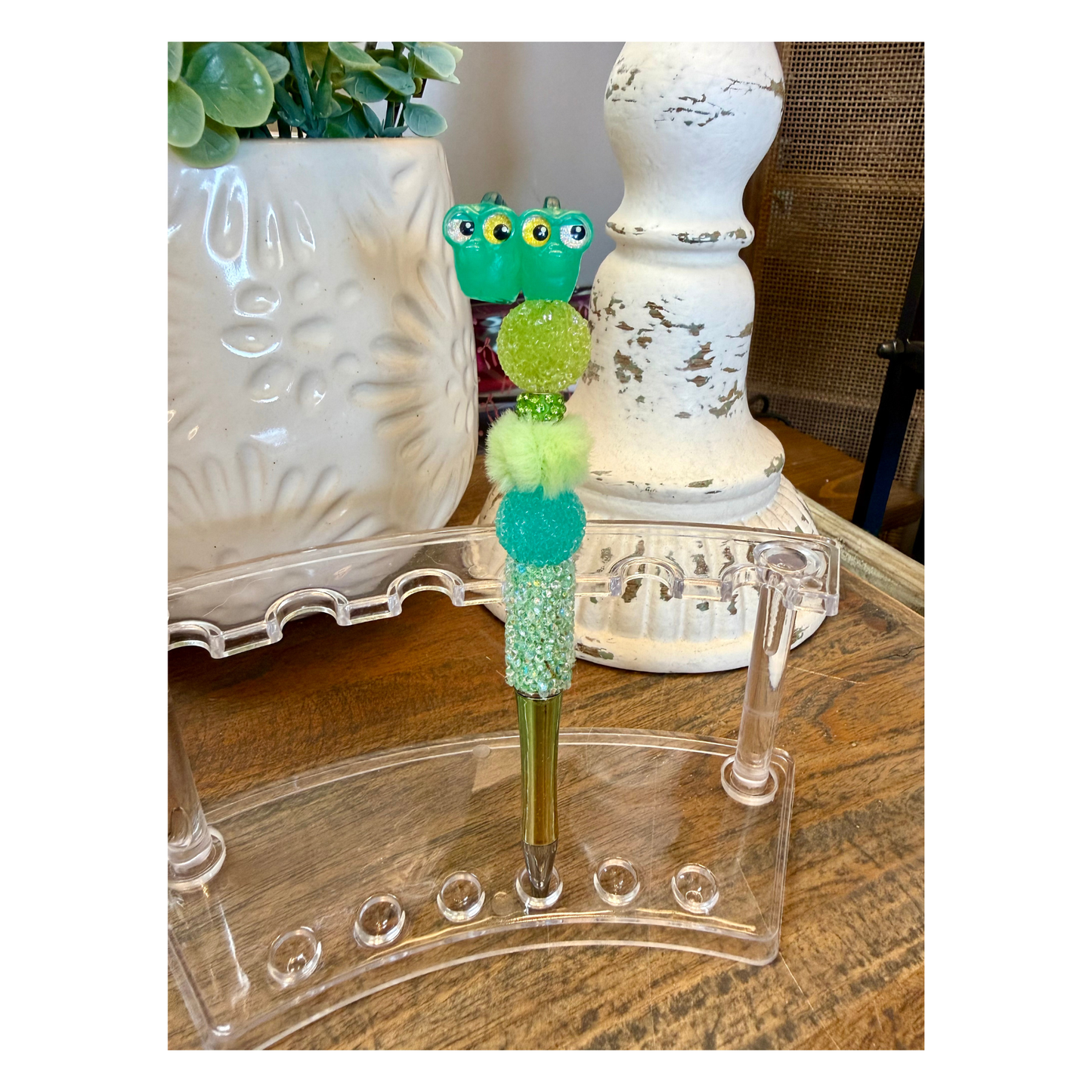 Disney Doorable Beaded Pen - Flotsam & Jetsam (Villains Collection)