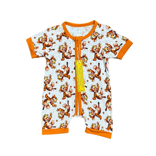 Little Bitty Tigger Bamboo Short Romper
