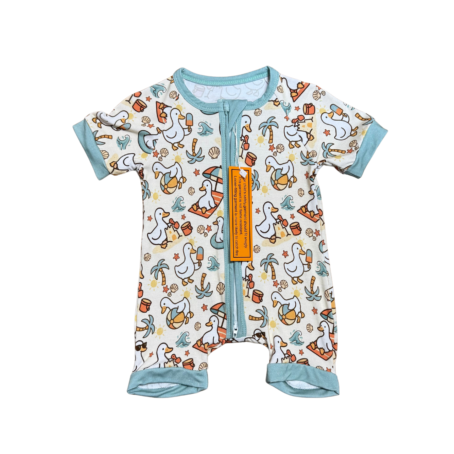 A Quacking Good Beach Day Bamboo Romper
