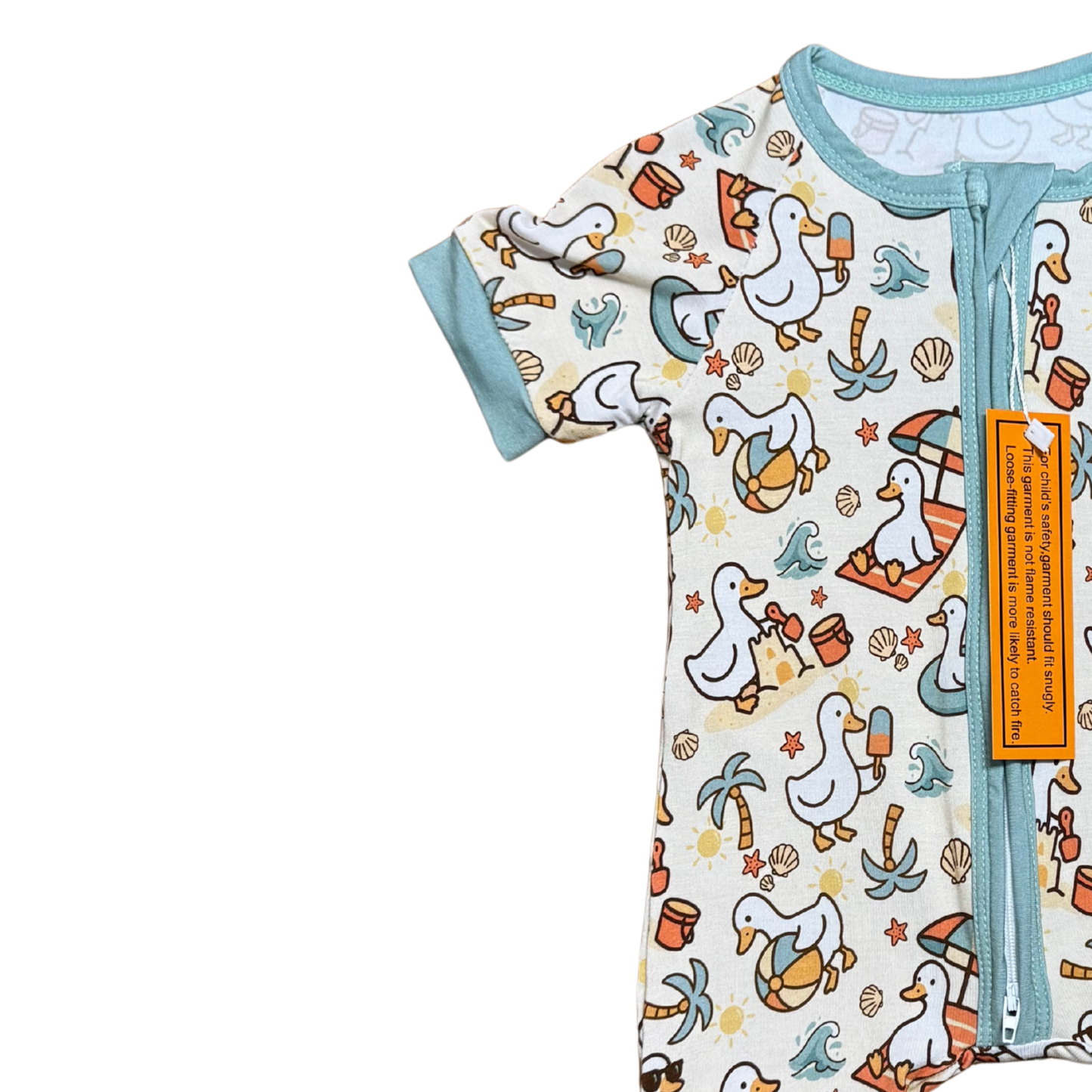 A Quacking Good Beach Day Bamboo Romper