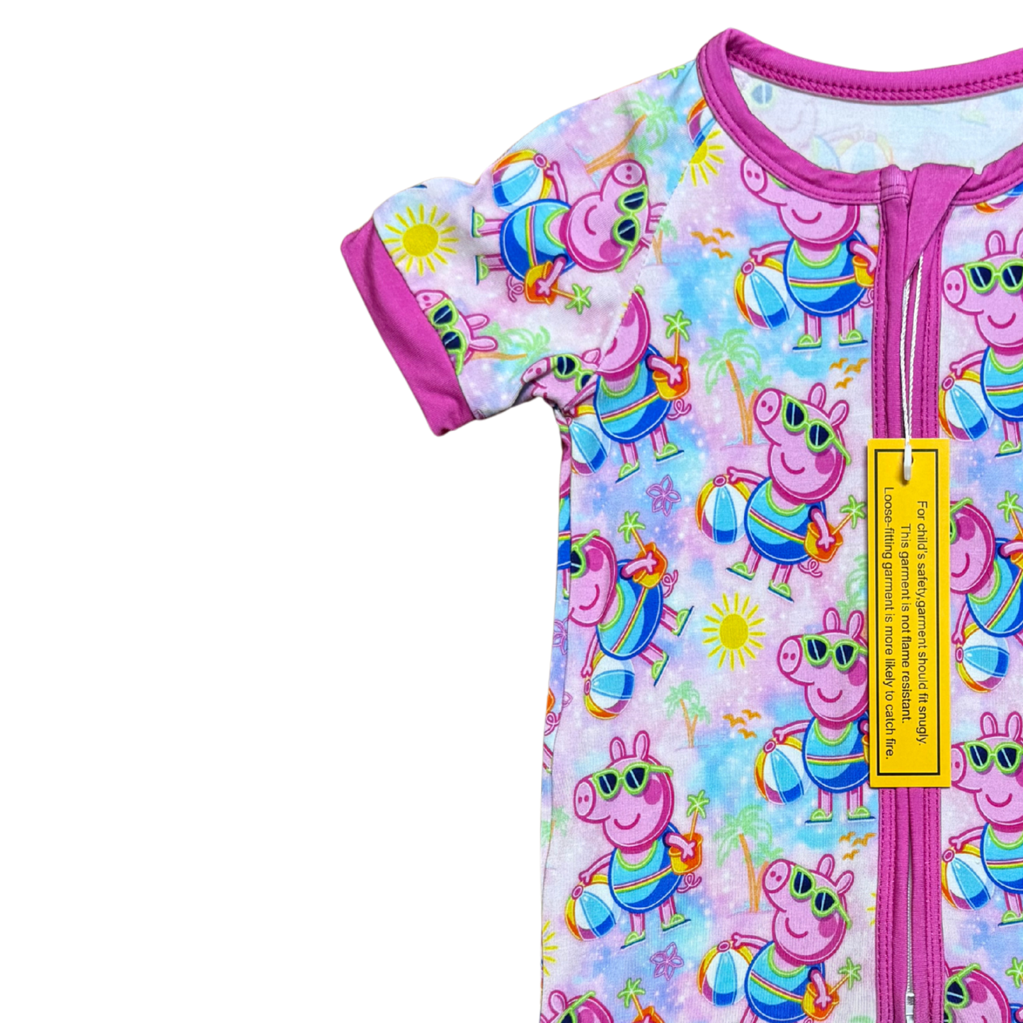 Pool Day with Peppa Pig Bamboo Short Romper