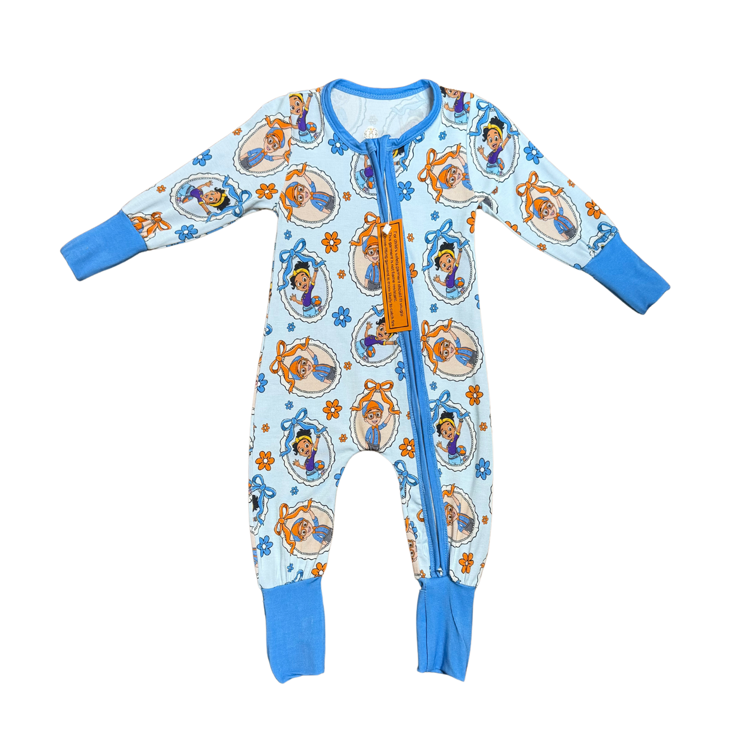 Coquette Blippi & Meekah Frames Bamboo Romper