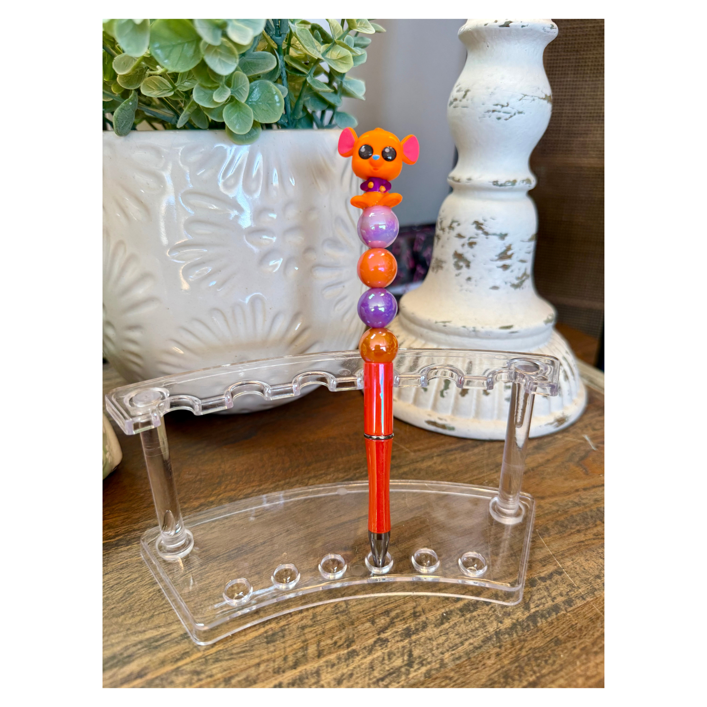 Disney Doorable Beaded Pen - Halloween Roo