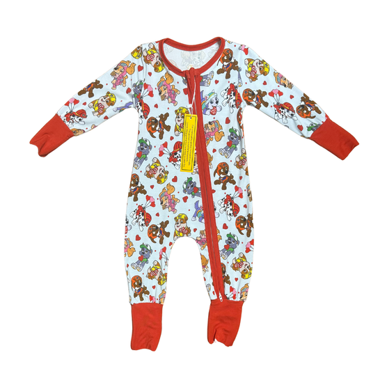 Puppy Love Bamboo Romper