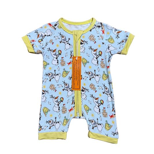 Beach Bound Olaf Bamboo Short Romper