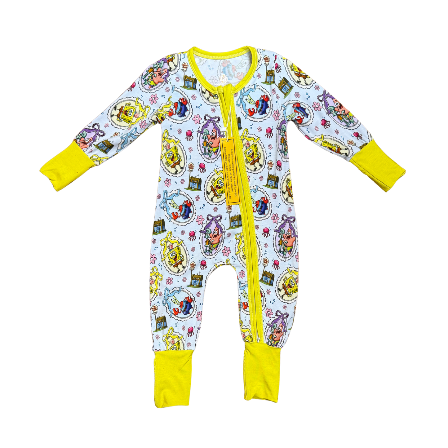 Coquette Spongebob Bamboo Romper