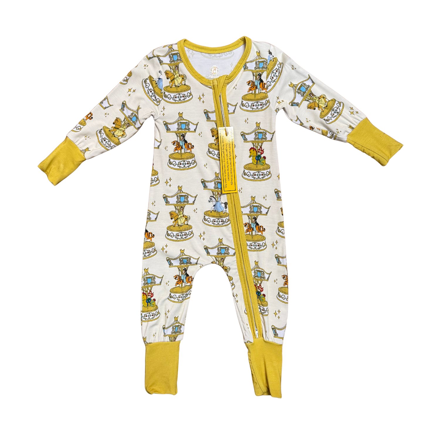 Disney Princess Carousel Bamboo Romper