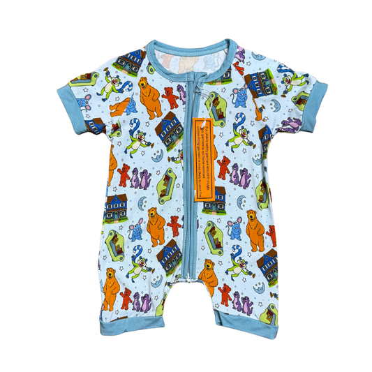 A Bear Is In The House Bamboo Short Romper