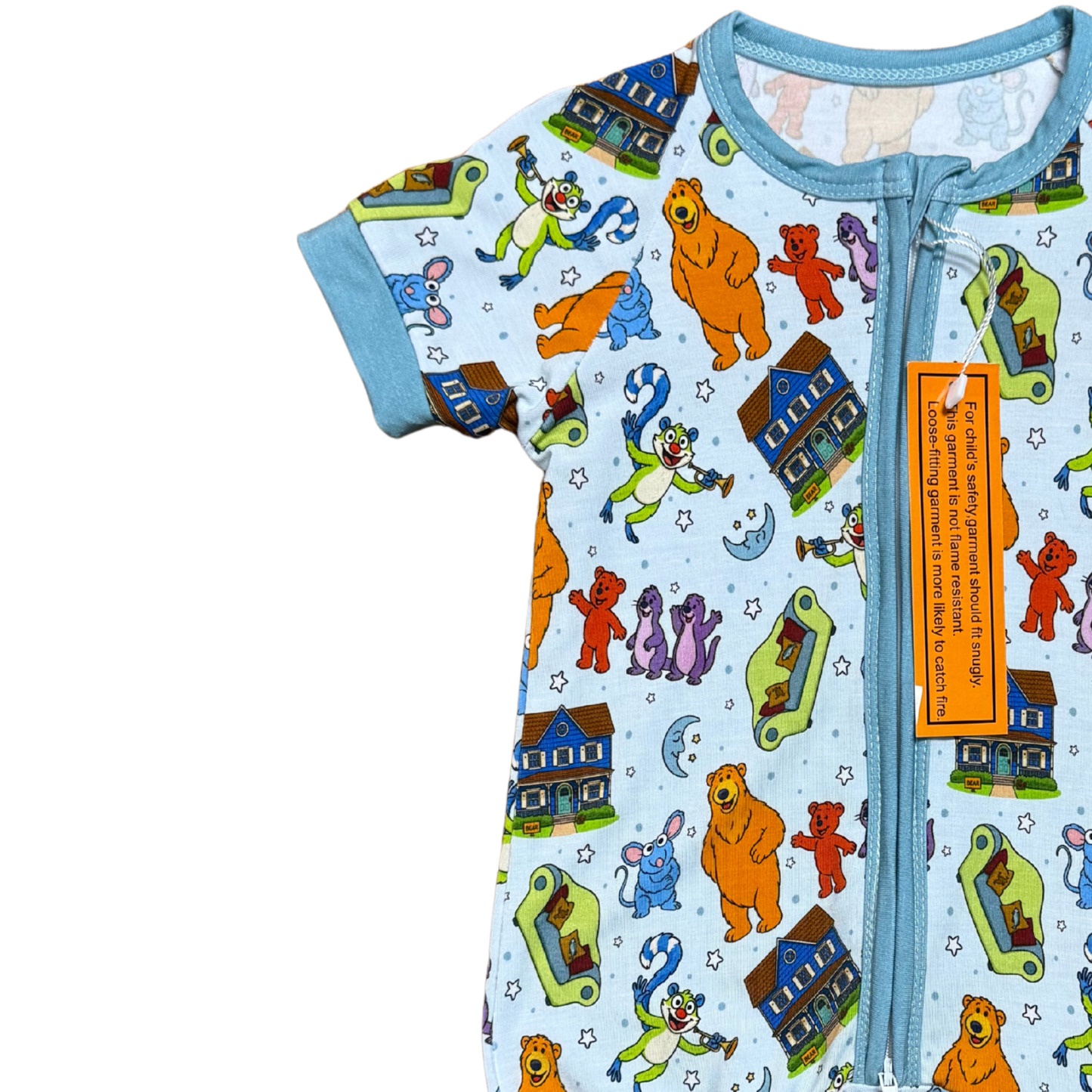 A Bear Is In The House Bamboo Short Romper