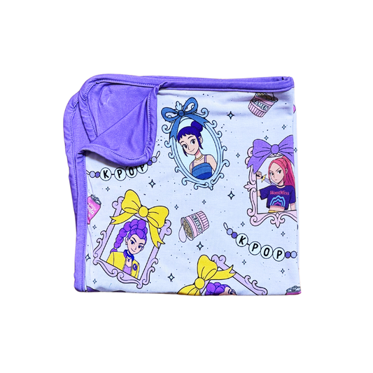 K-Pop Mini Bamboo Blanket