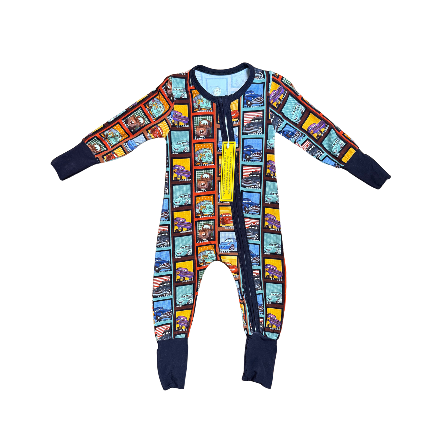 Cars Character Reels Bamboo Romper