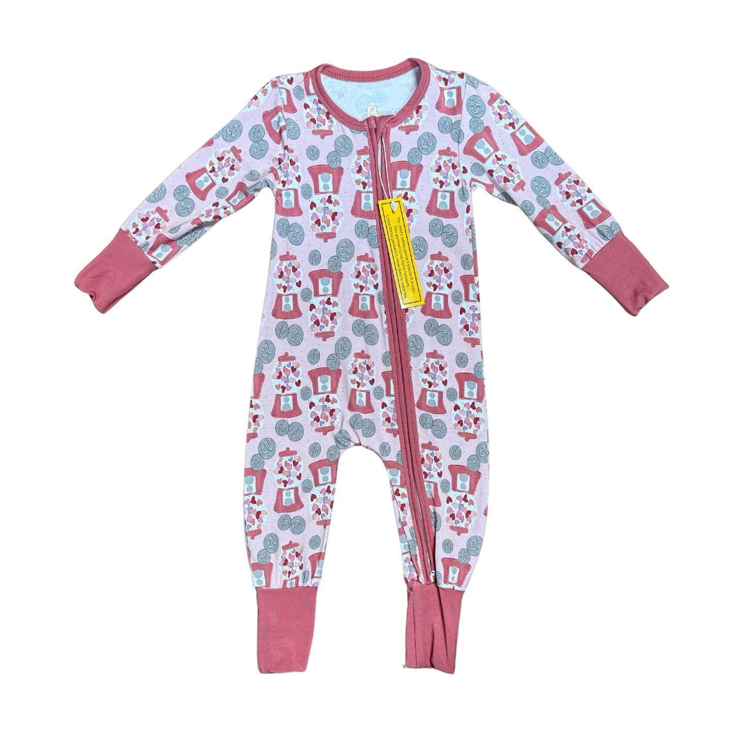 Bubble Gum Jar Bamboo Romper