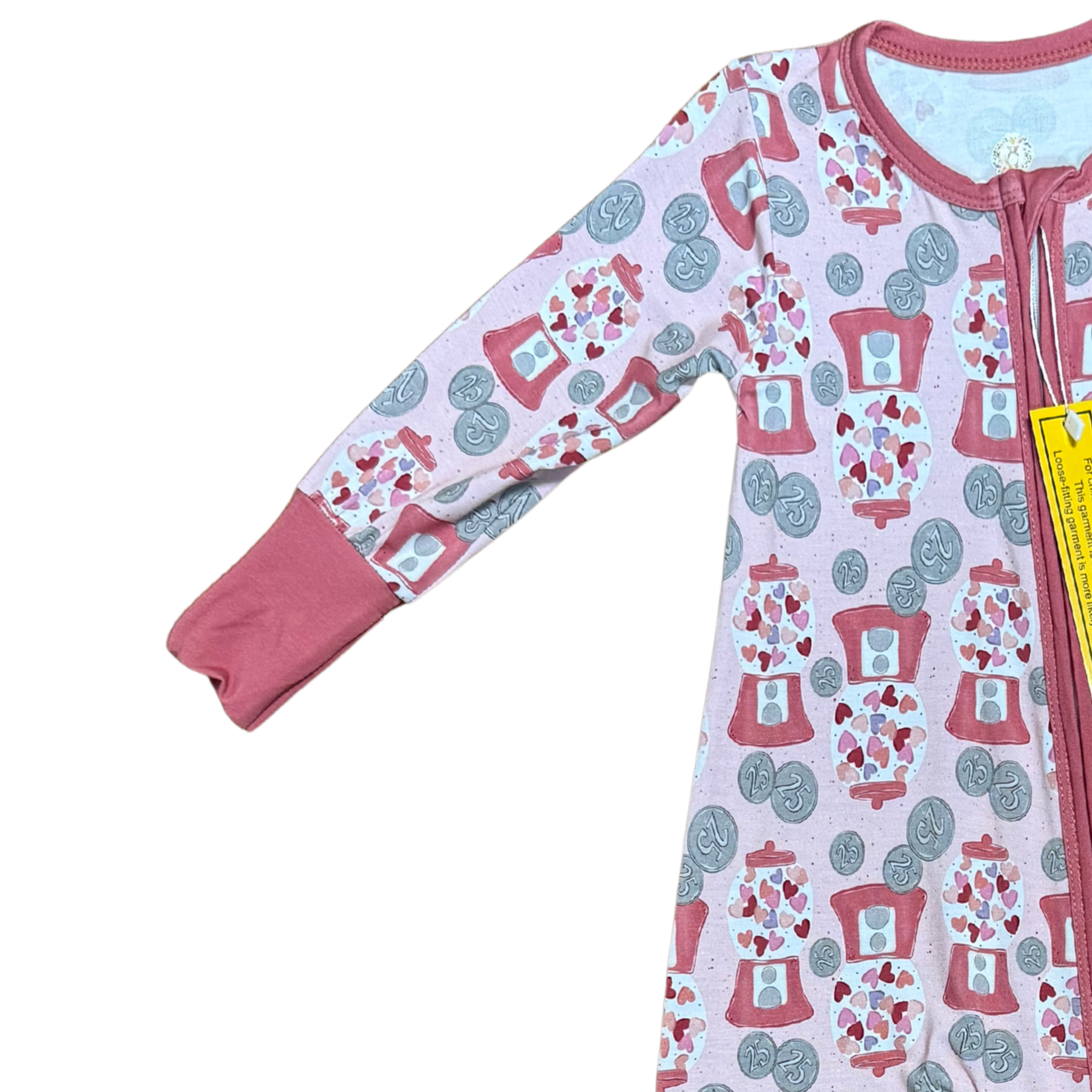 Bubble Gum Jar Bamboo Romper