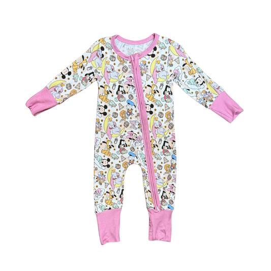Sleepy Time Friends Bamboo Romper