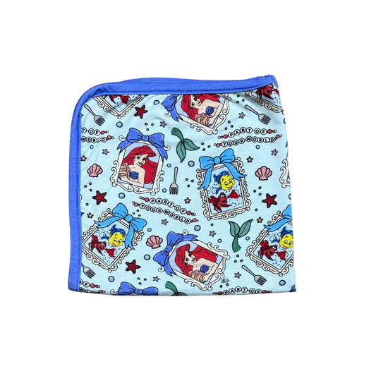 Part Of Your World Mini Bamboo Blanket