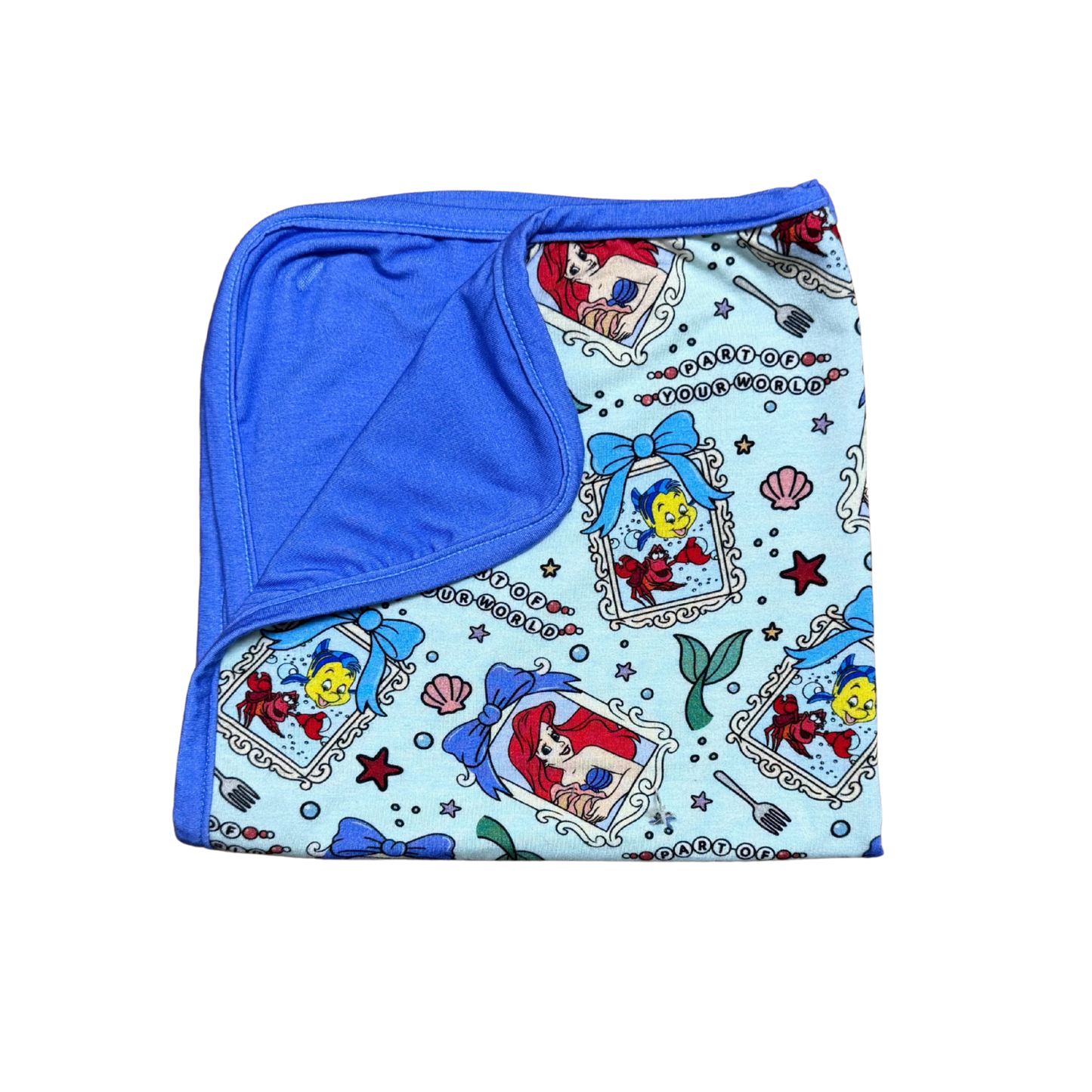 Part Of Your World Mini Bamboo Blanket