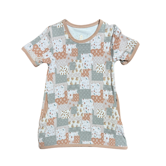 Bougee Patches Girls Night Gown