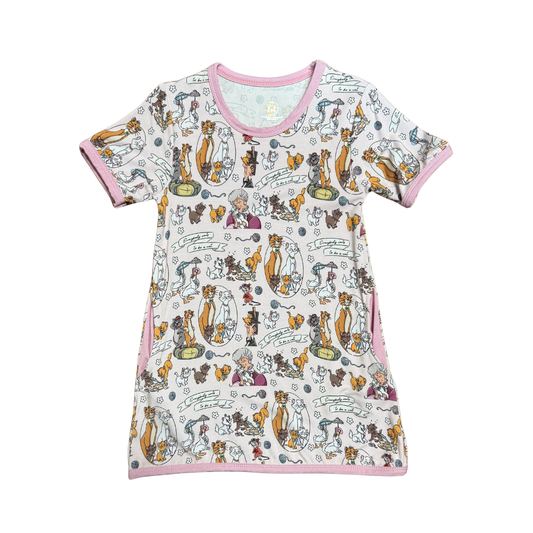 Everybody Wants To Be A Cat Bamboo Night Gown