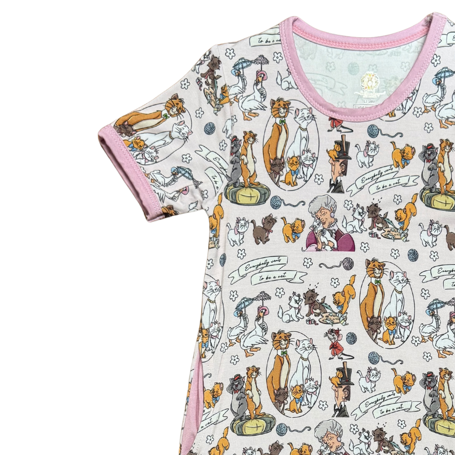 Everybody Wants To Be A Cat Bamboo Night Gown
