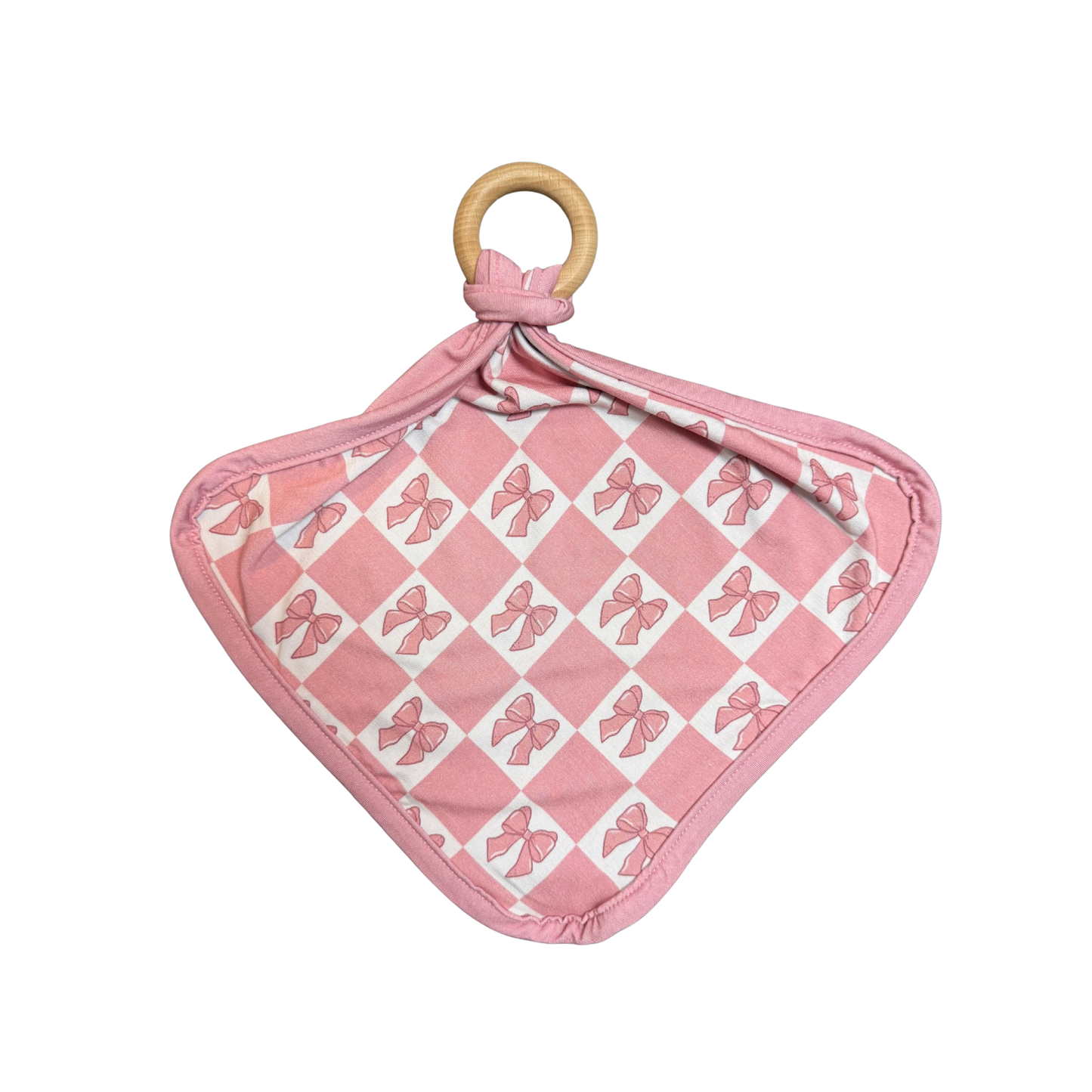 Pink Bows Bamboo Lovie