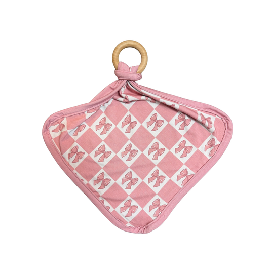 Pink Bows Bamboo Lovie