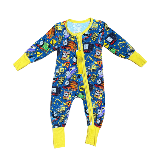 Thomas The Train & Friends Bamboo Romper (Blue)