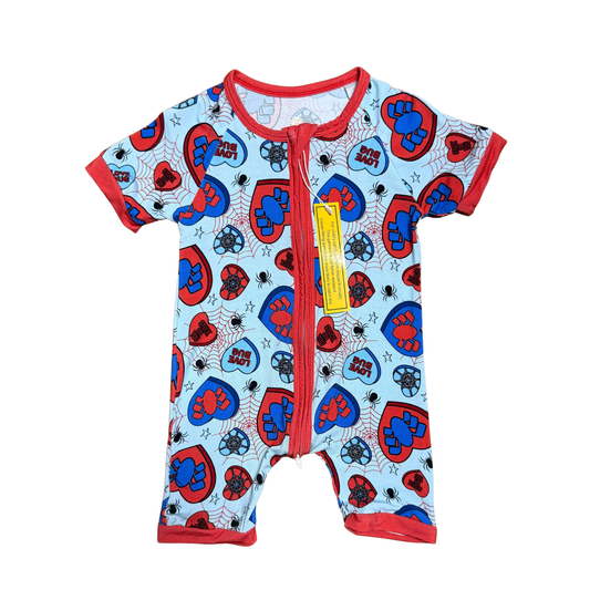 Love Bug Bamboo Shortie Romper
