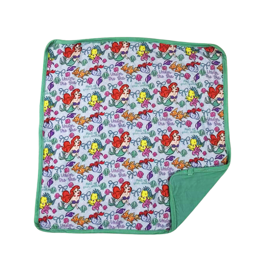 Under The Sea Mini Bamboo Blanket