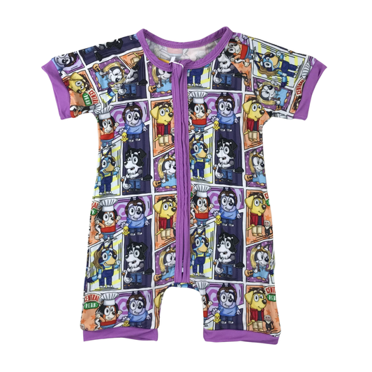 Bluey Friends Bamboo Short Romper