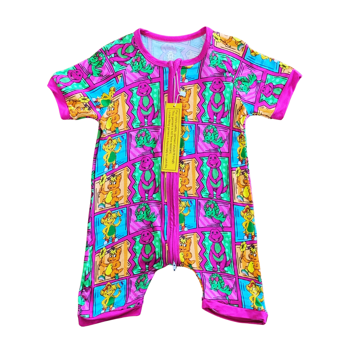 Barney & Me Bamboo Short Romper
