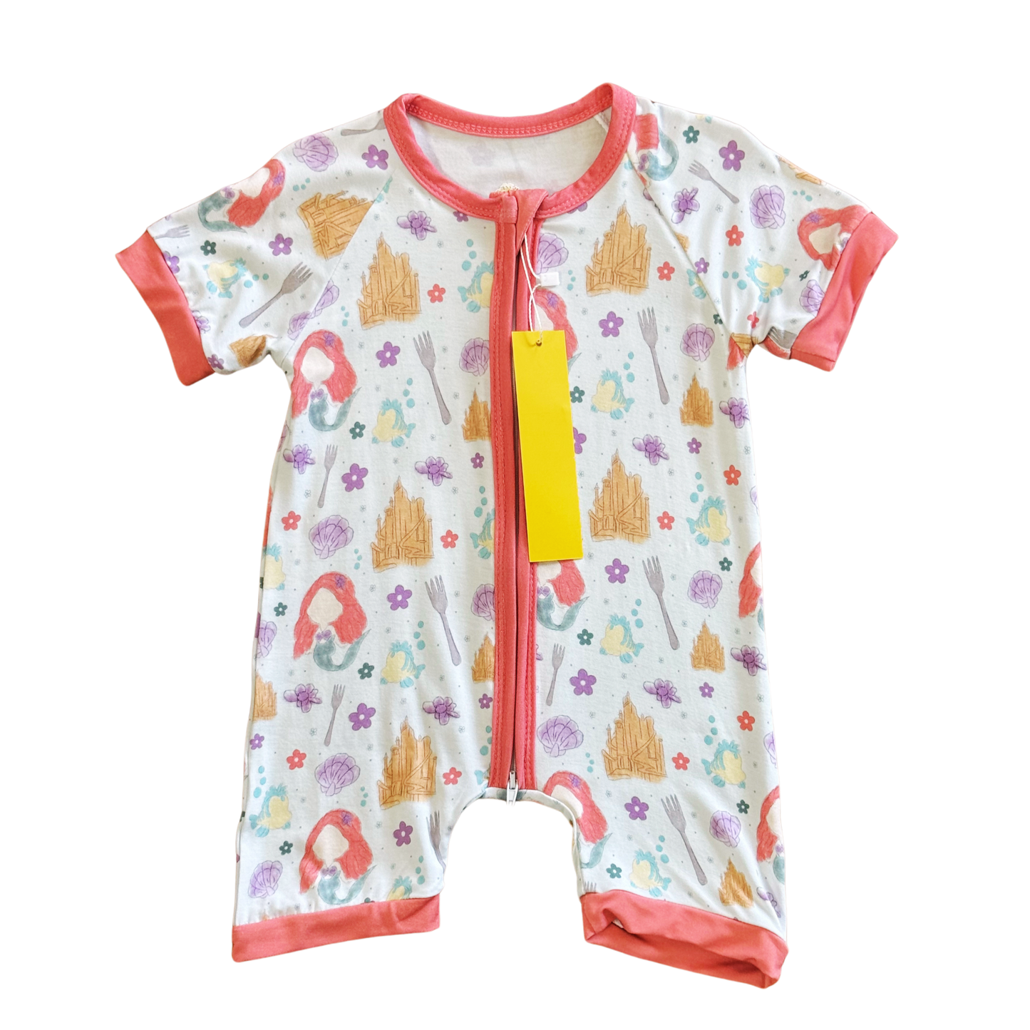 Mermaid Doodles Bamboo Short Romper