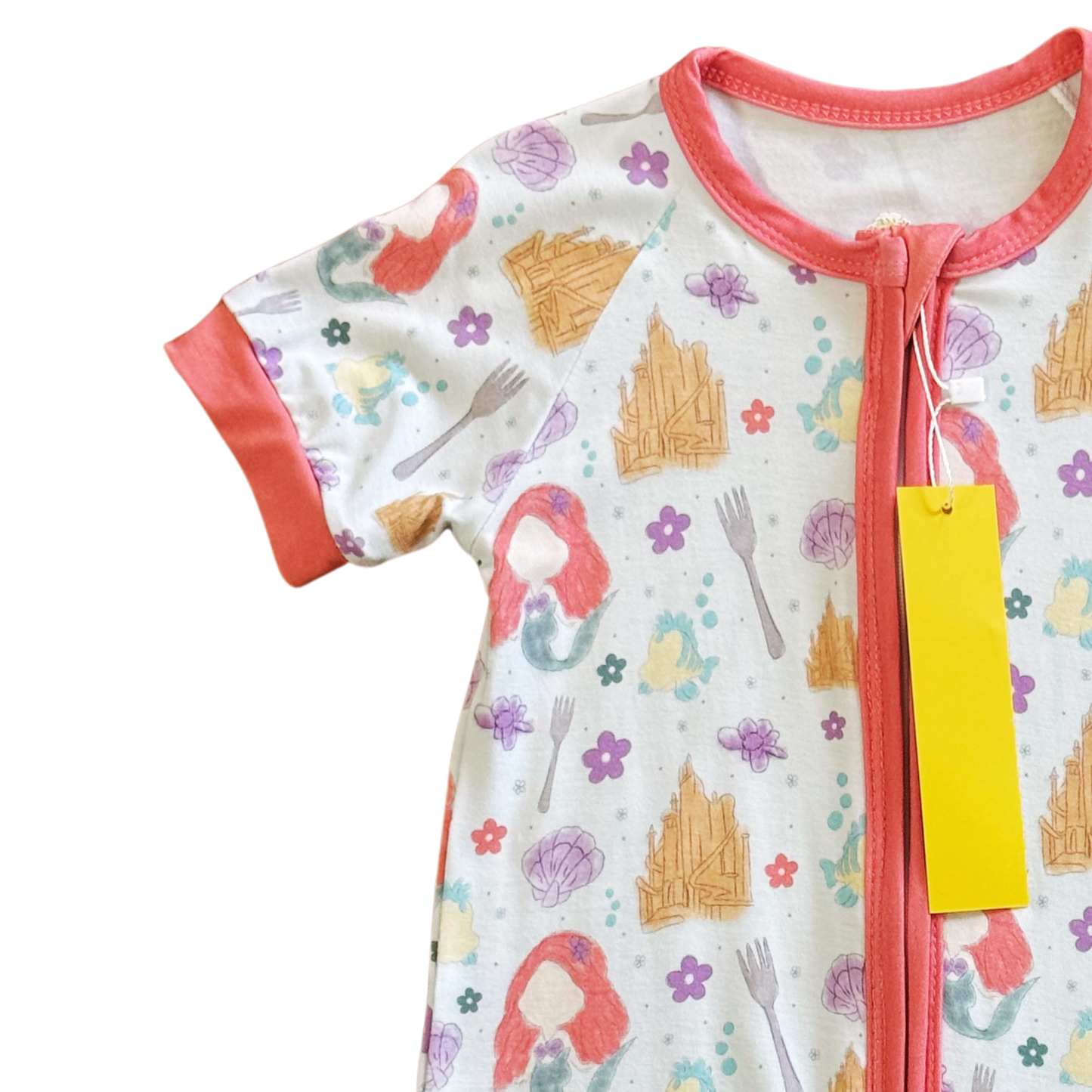 Mermaid Doodles Bamboo Short Romper