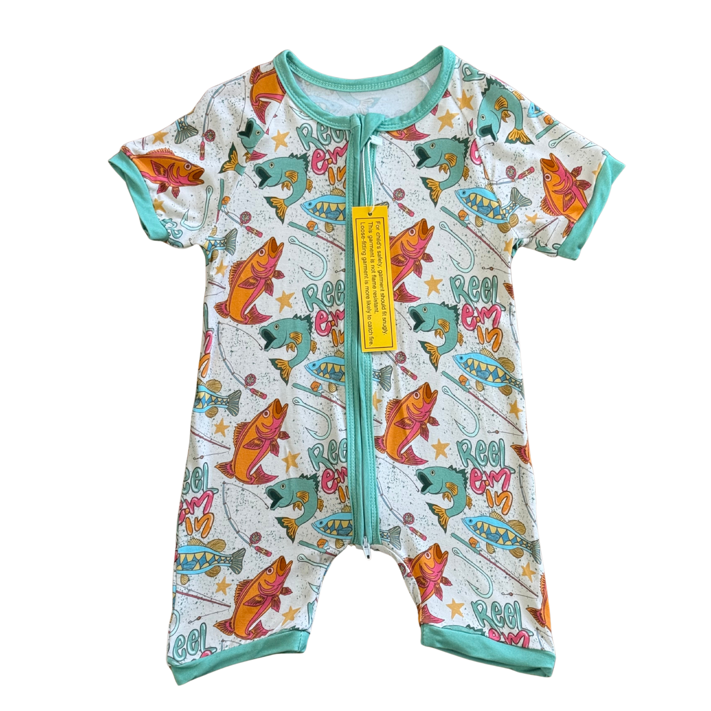 Reel Em' In Bamboo Short Romper