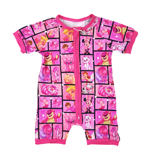 Disney Pinks Bamboo Short Romper