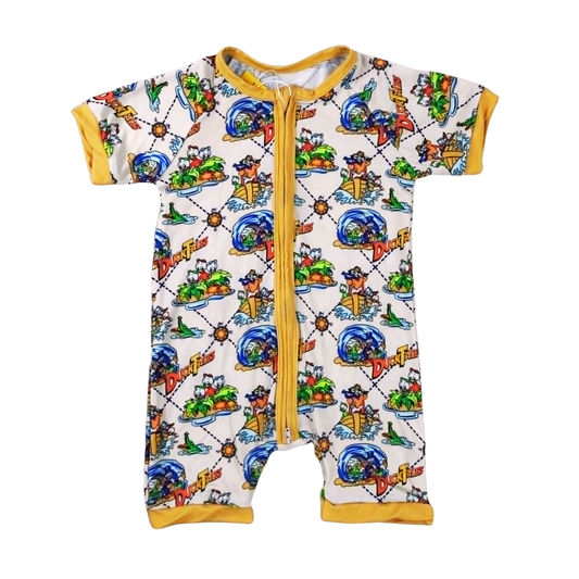 Duck Tales Bamboo Short Romper