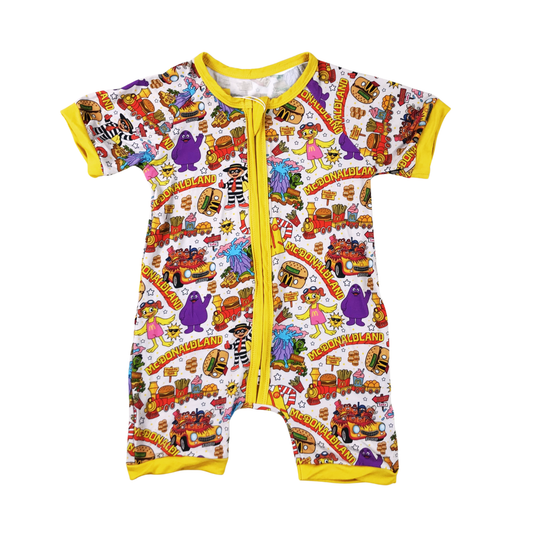McDonald Land Bamboo Short Romper