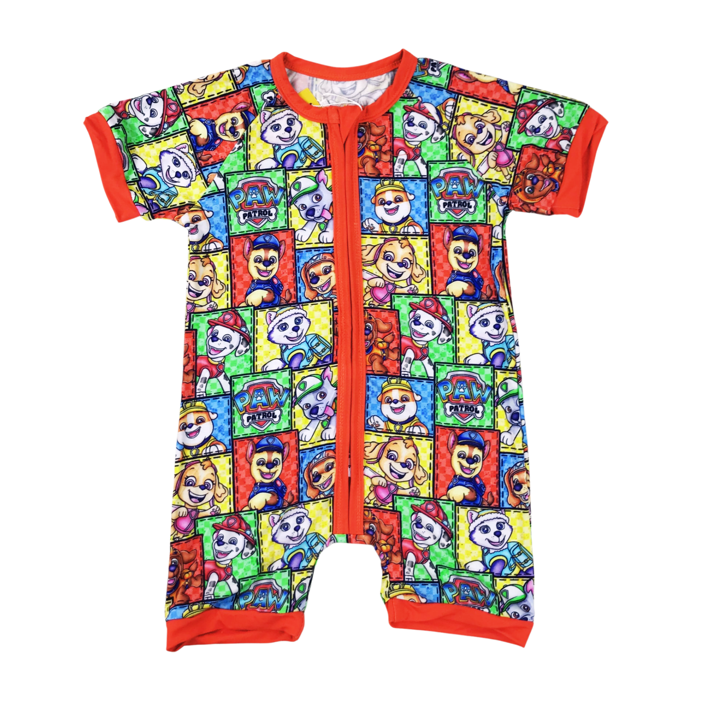 Paw Patrol Patches Bamboo Short Romper