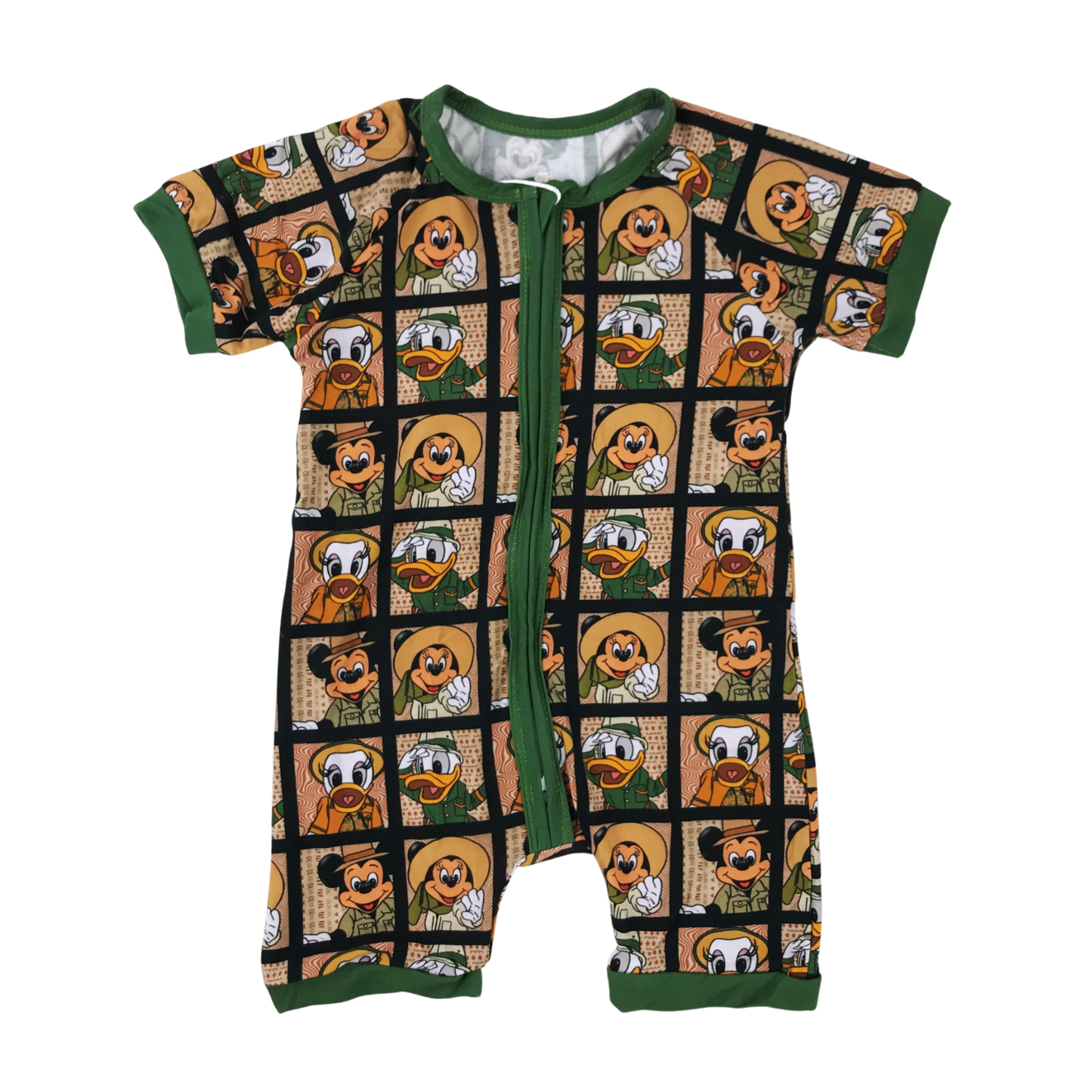 Disney Safari Checks Bamboo Short Romper