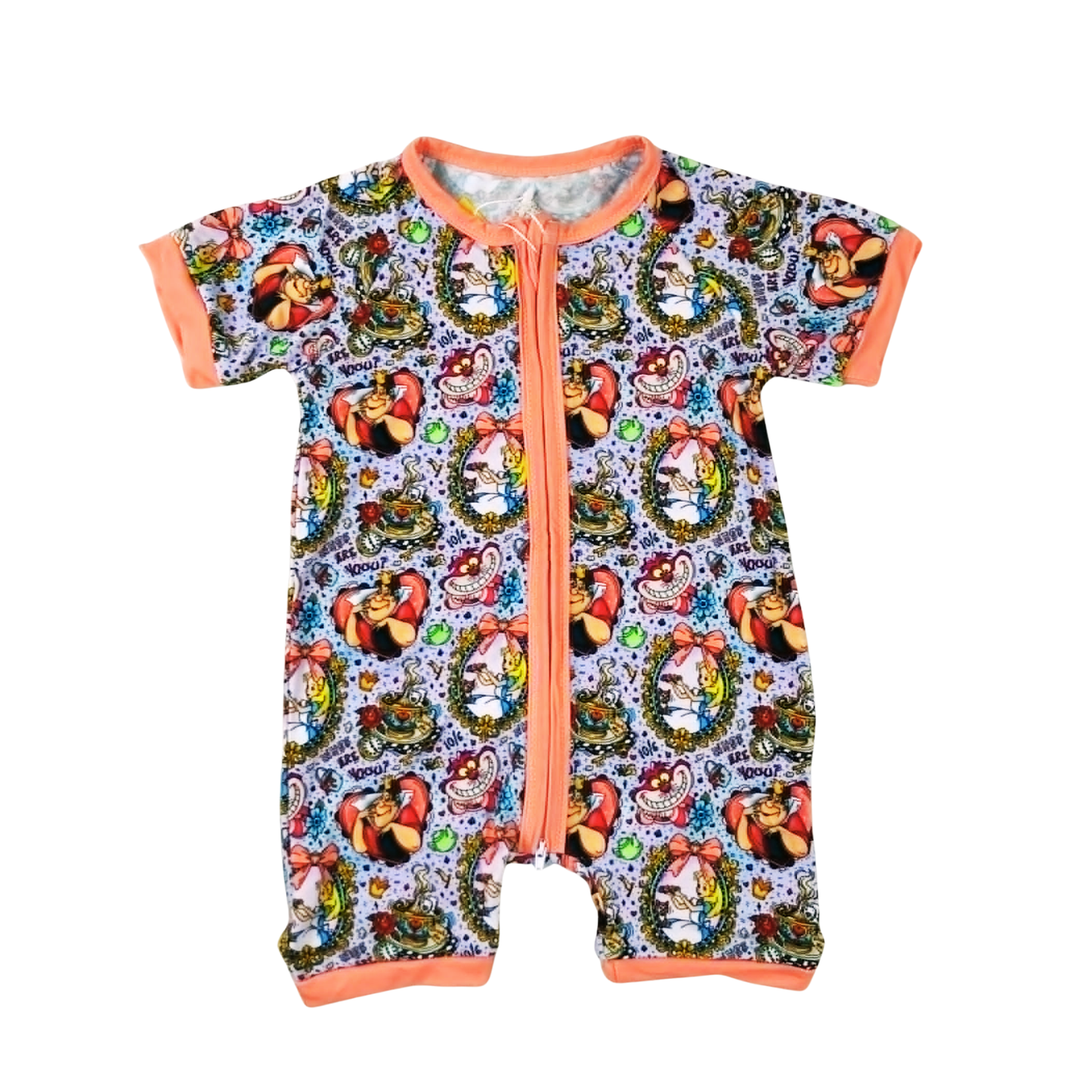 Colorful Wonderland Bamboo Short Romper