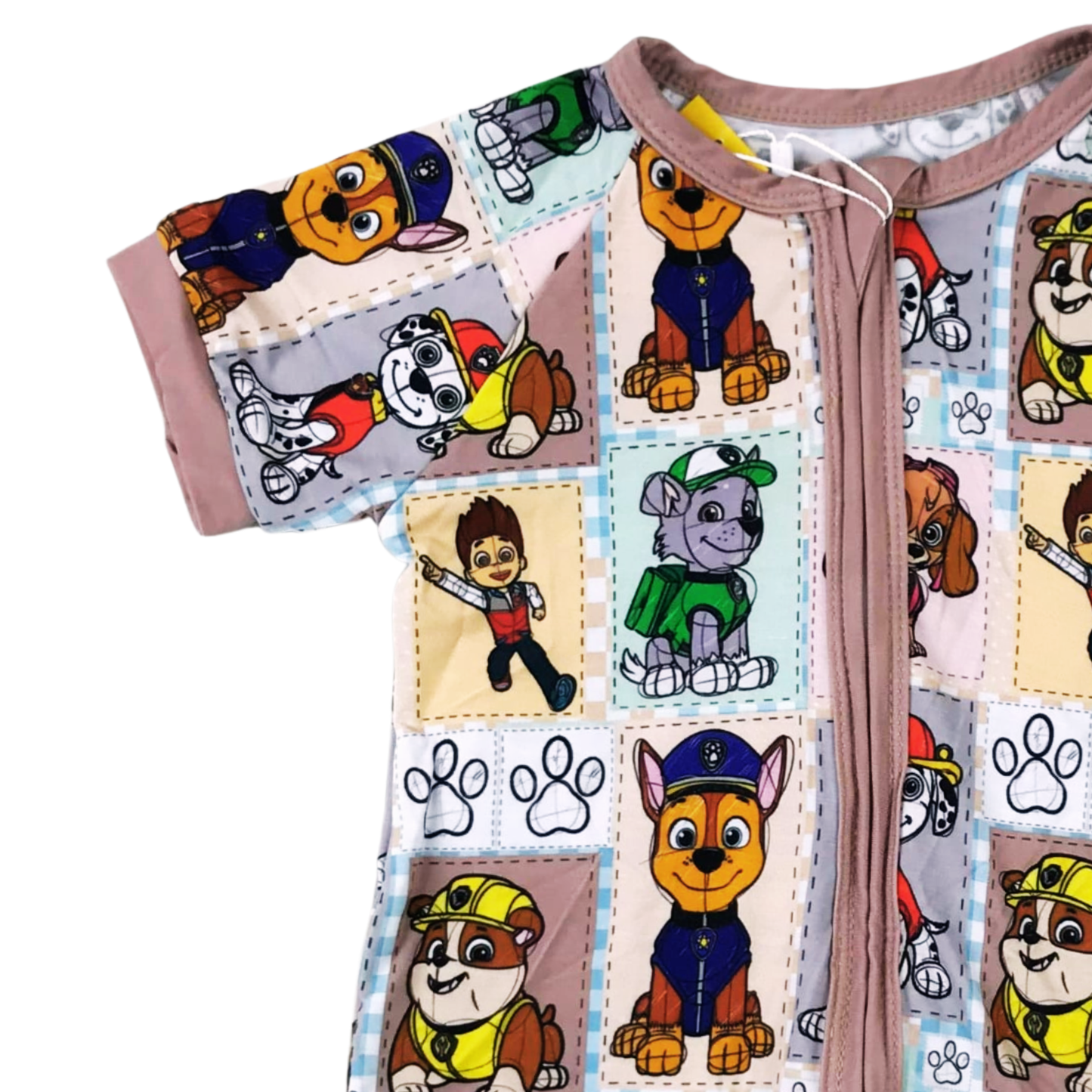 Little Paw Patches Bamboo Short Romper