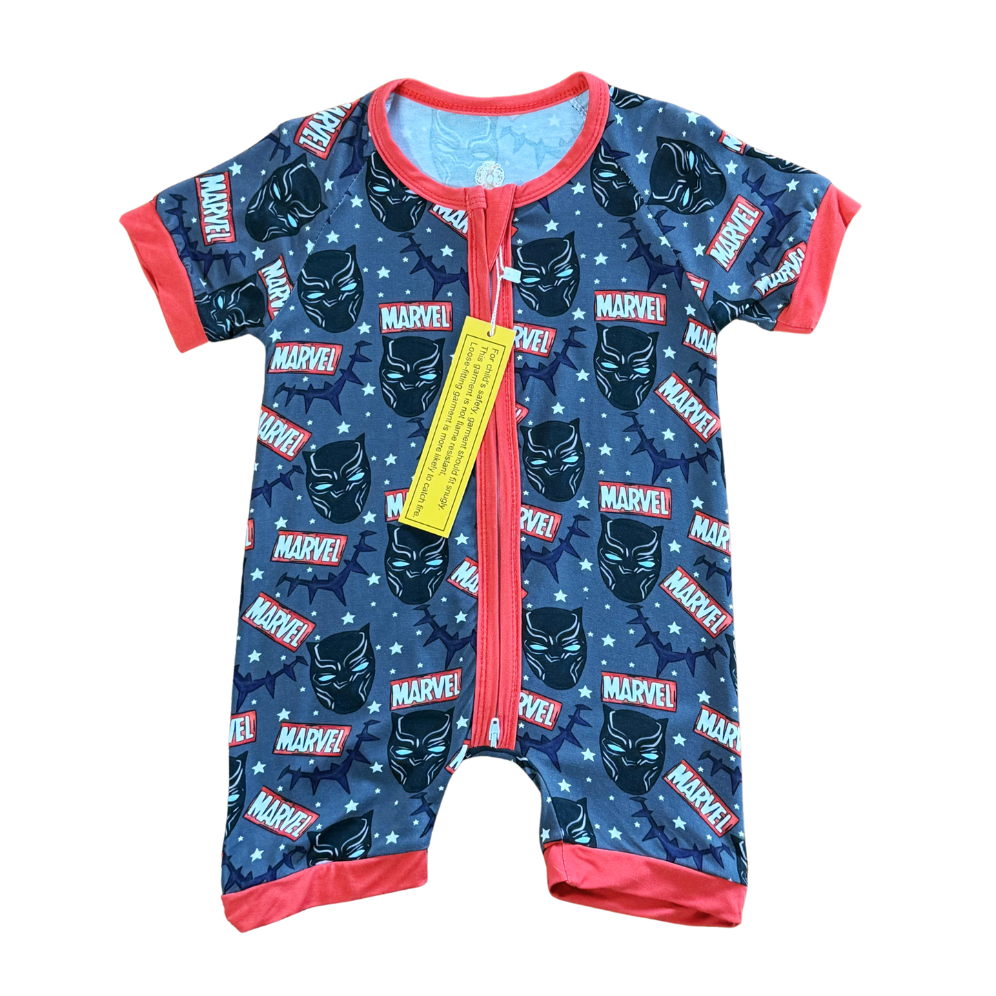 Blank Panther Bamboo Short Romper