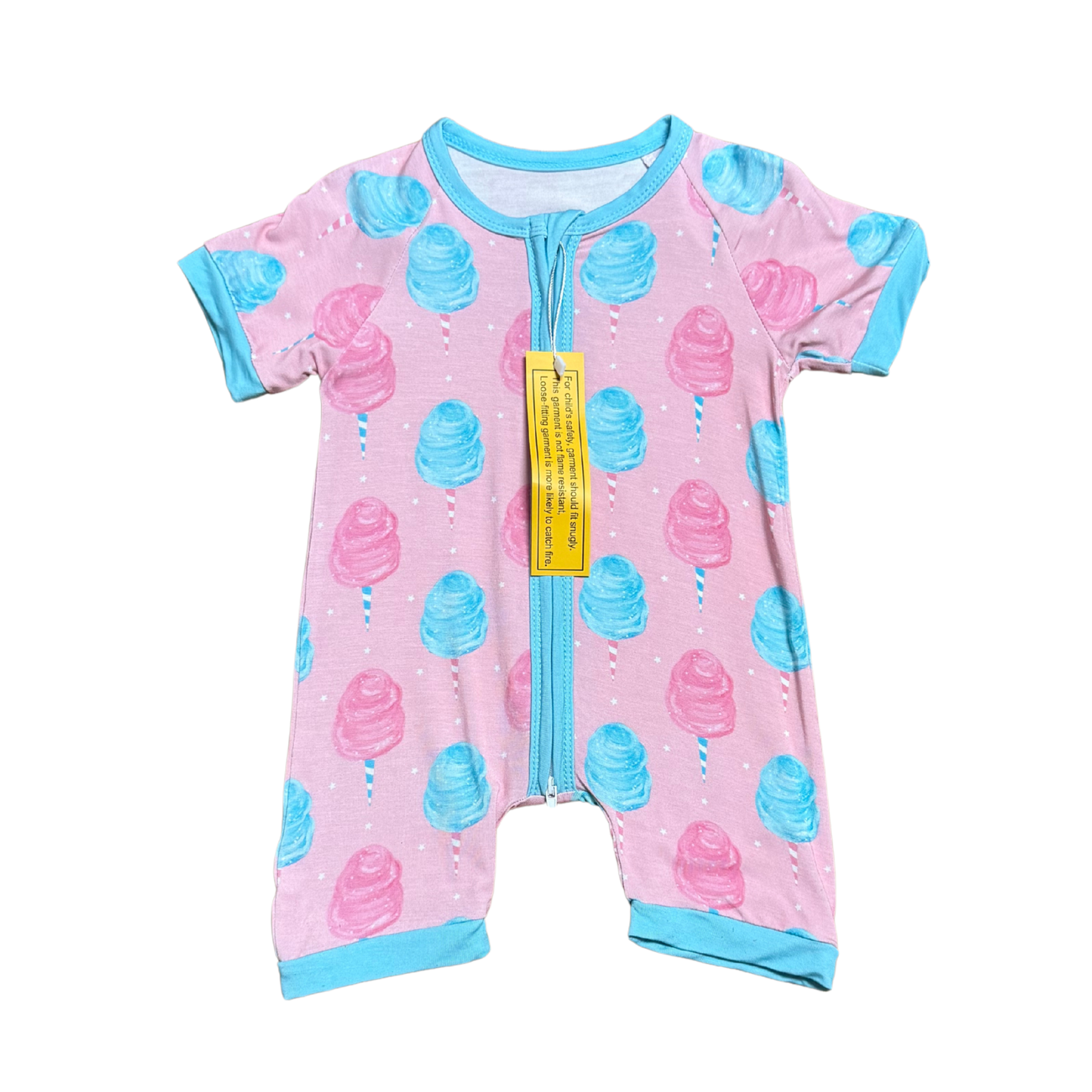 Cotton Candy Bamboo Short Romper