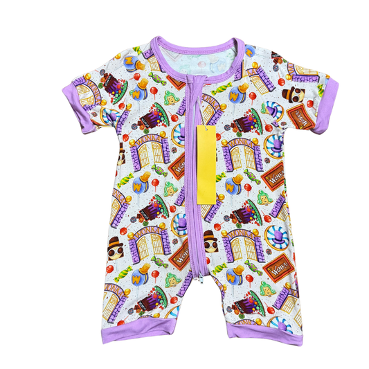 Willy Wonka Bamboo Short Romper