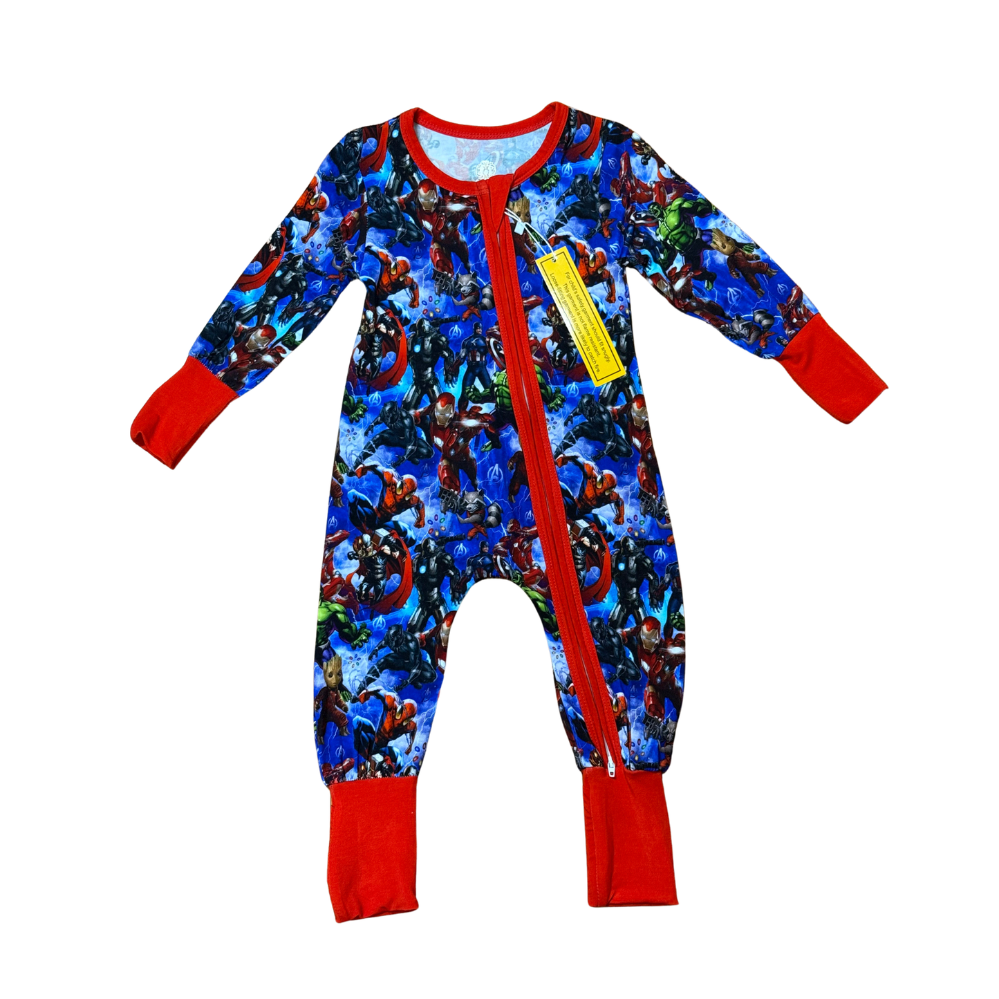 All About Avengers Bamboo Romper