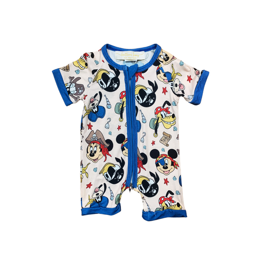 Arghh Mickey...I Mean Matey Bamboo Short Romper