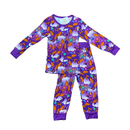 Spyro The Dragon Bamboo PJ's Set