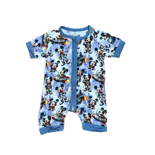 Astronaut Mickey Bamboo Short Romer